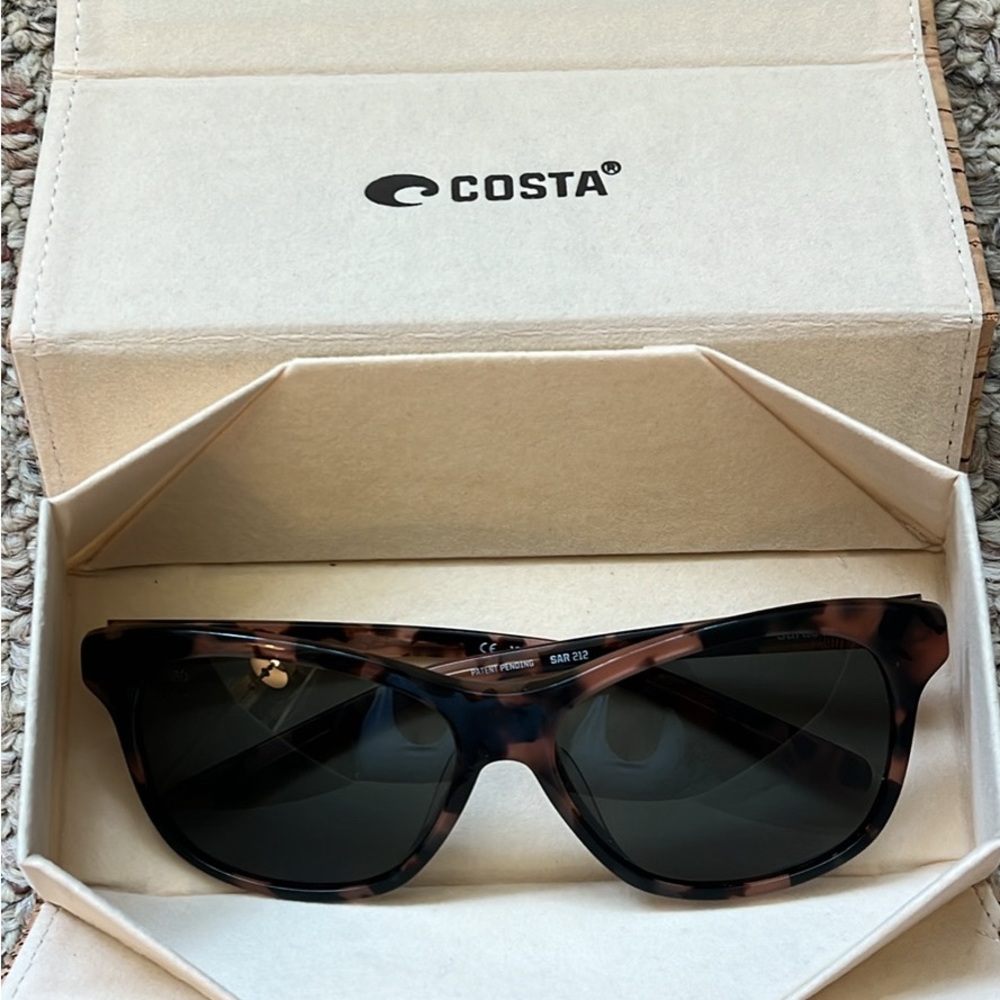 Costa Del Mar Polarized Tortoise Shell Sunglasses